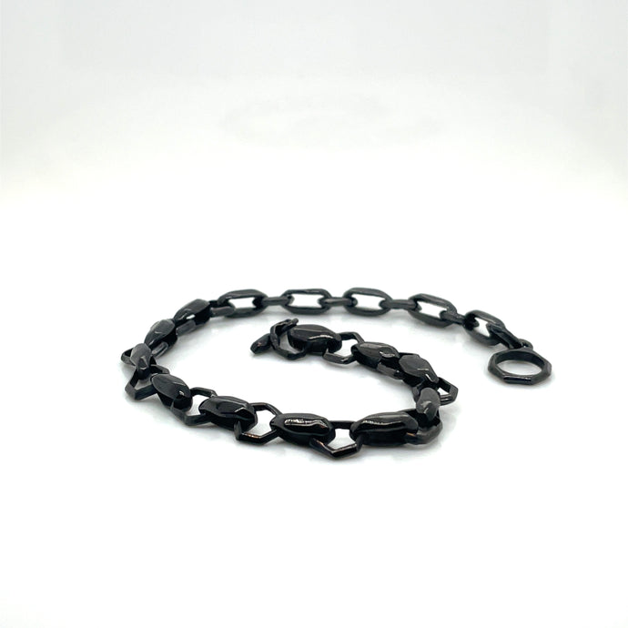 Jet Black Petram Link Bracelet